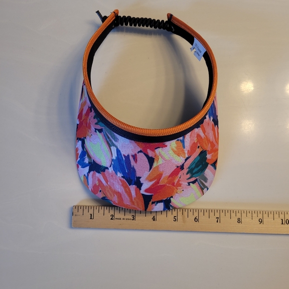 Tipsy Tulip Floral Women's Coil Visor GLOVE IT - Picture 8 of 11
